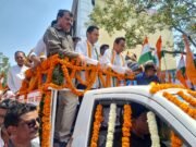 नकुलनाथ की नामांकन रैली, नही पहुंचे दीपक सक्सेना