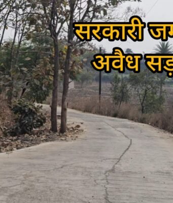 अंधेर नगरी चौपट राजा : सरकारी जमीन पर सड़क बनाकर काट दी अवैध कॉलोनी !